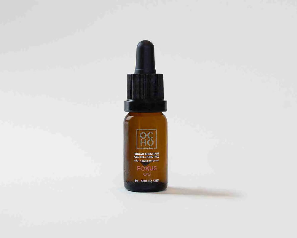 FOKUS - Broad Spectrum CBD Olie (5%-10%)