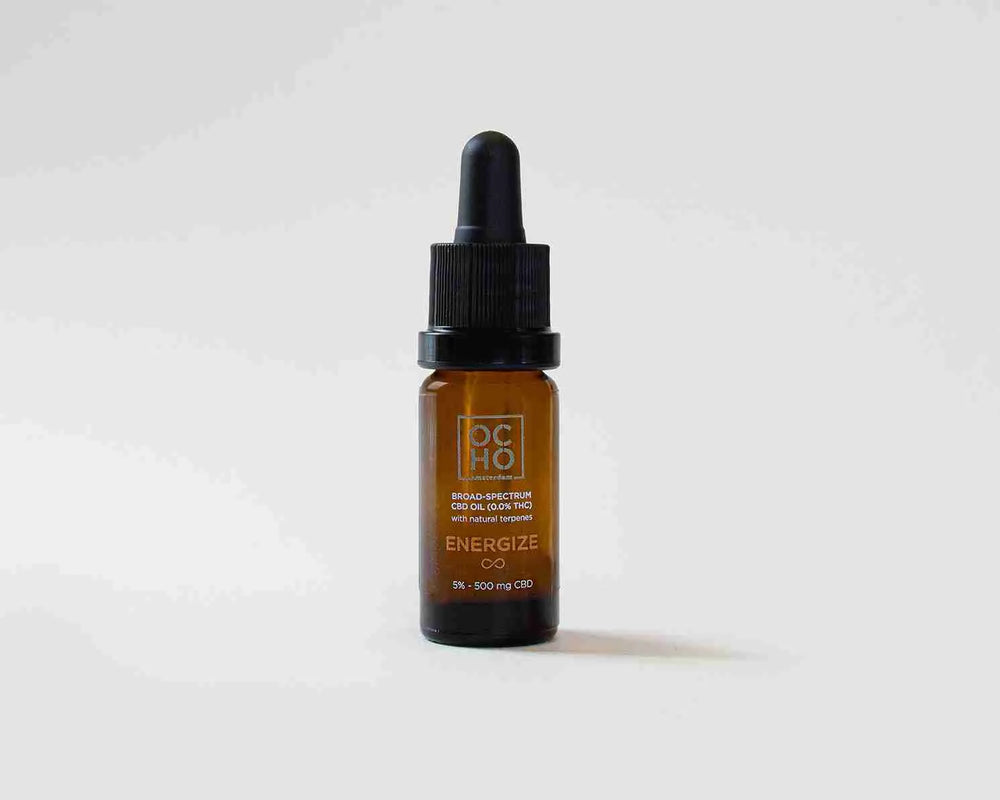ENERGIZE - Broad Spectrum CBD Olie (5%-10%)