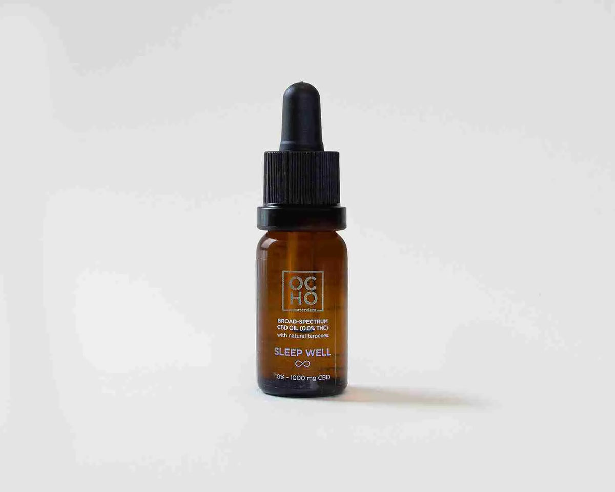 SLEEP WELL - Broad Spectrum CBD Olie (5%-10%)