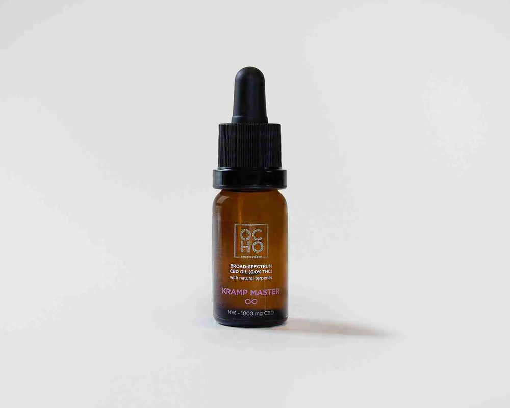KRAMP MASTER - Broad Spectrum CBD Olie (5%-10%)