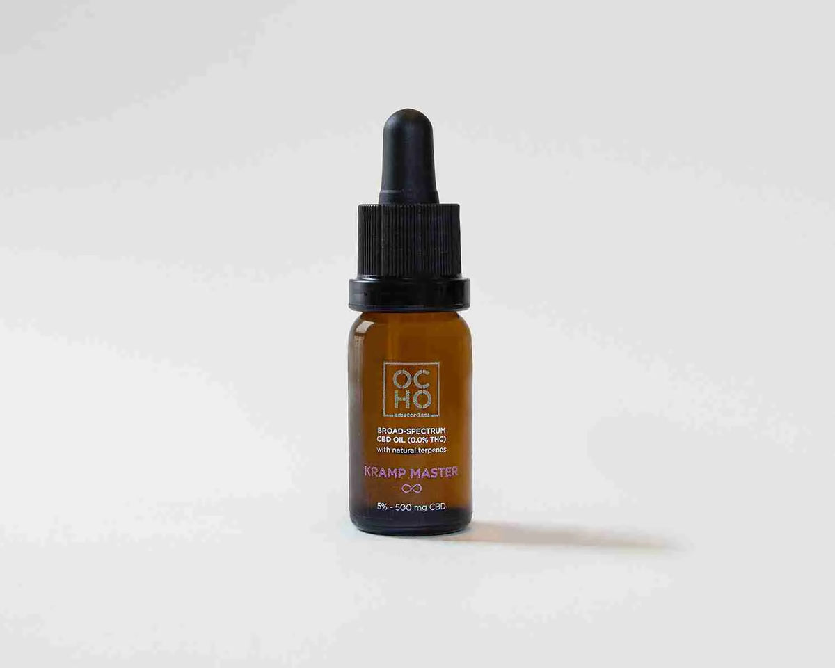 KRAMP MASTER - Broad Spectrum CBD Olie (5%-10%)